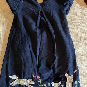 Frugi blue organic cotton dress